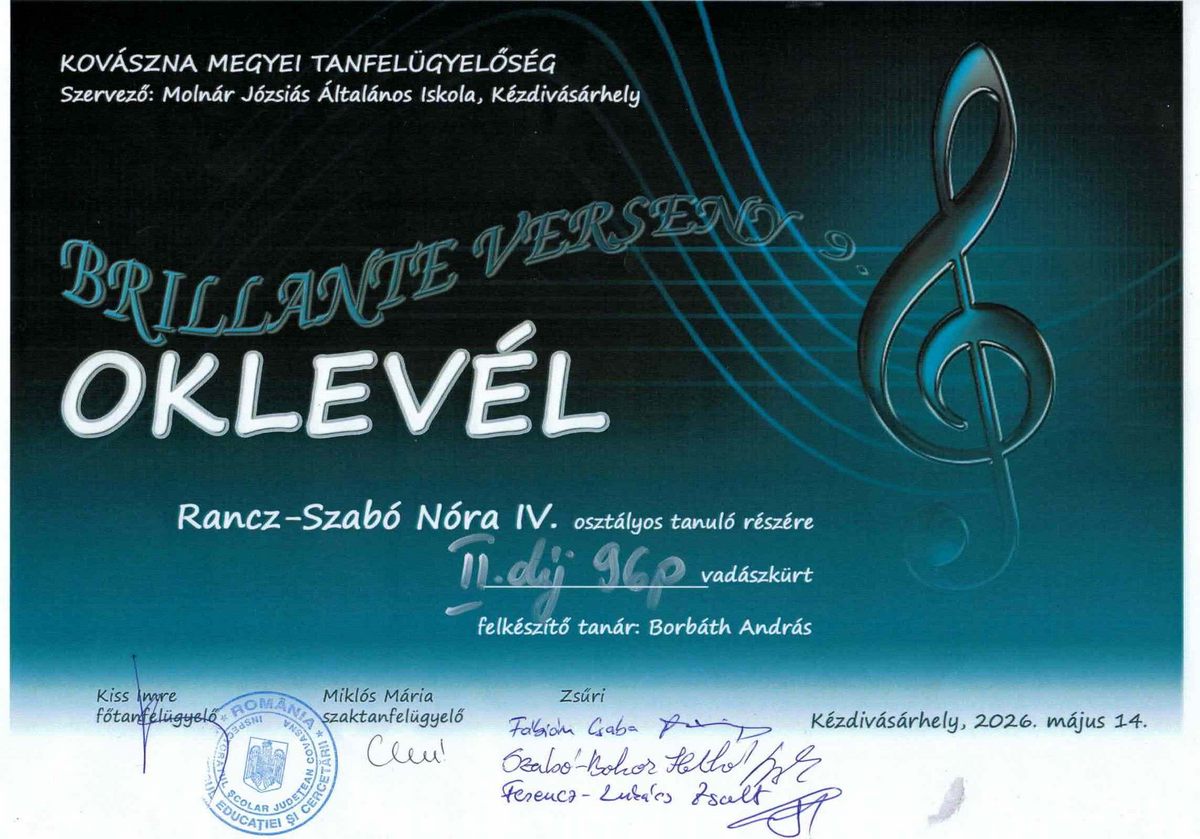 oklevél